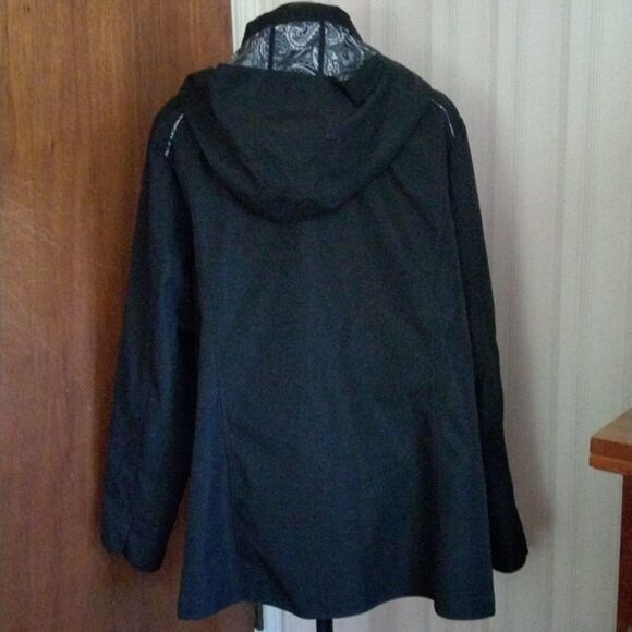 Dennis Brasso hooded snap up rain jacket size XL - Picture 2 of 8